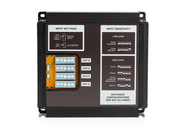MOSCONI PICO V2 8|10 DSP 8-kanals forsterker, 10-kanals DSP, 600W 
