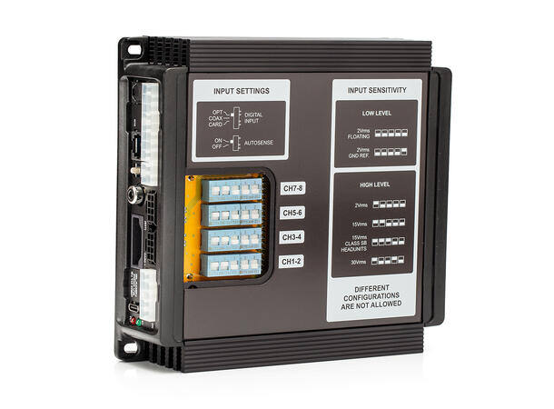 MOSCONI PICO V2 8|10 DSP 8-kanals forsterker, 10-kanals DSP, 600W 