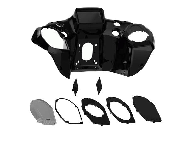 Metra 2-DIN monteringsramme Harley Davidson FLT (1998 - 2013) 