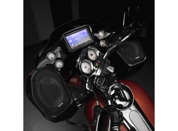 Metra 2-DIN monteringsramme Harley Davidson FLT (1998 - 2013) 