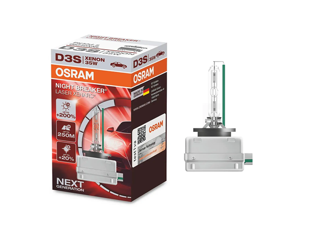Osram D3S Night Breaker Laser 200% Xenon, 1pk