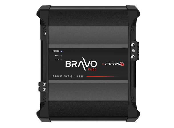 Stetsom BRAVO FULL 2000 monoforsterker 2000W RMS, 1 Ohm, SPL, Kl.D 