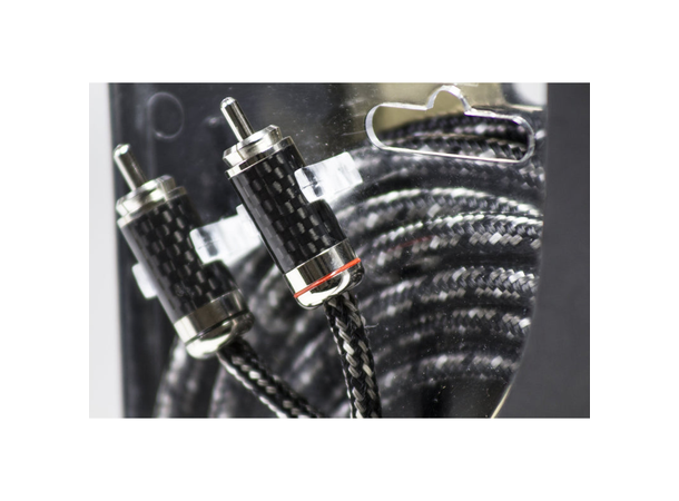 Stinger 9000 Serien 2-kanals RCA 0,5 Meter, Ultra OFC Rhodium platert RCA 