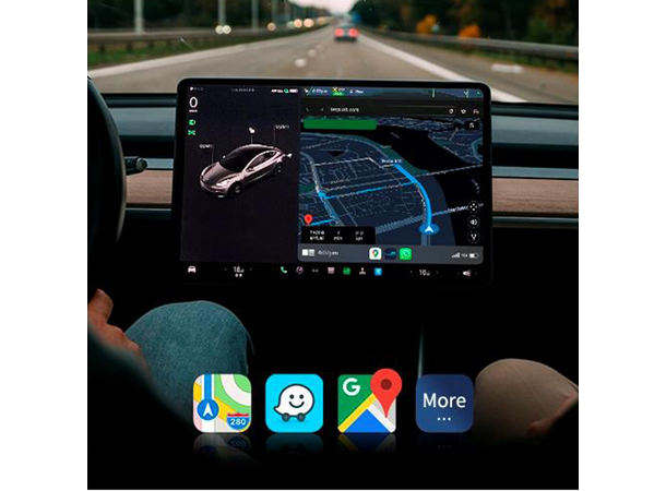 ConnectED Apple Carplay adapter Til Tesla - Trådløs Apple Carplay