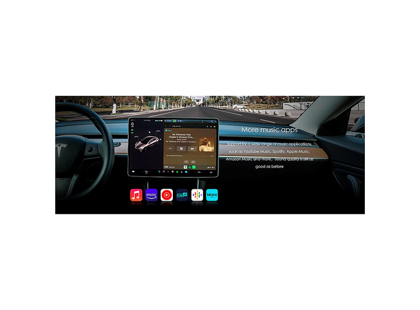 ConnectED Apple Carplay adapter Til Tesla - Trådløs Apple Carplay 