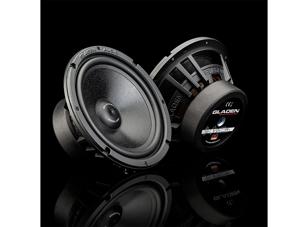Gladen Zero Pro 165.3 6,5" 3-veis sett 6.5", 150W RMS, Zero Pro-serien 