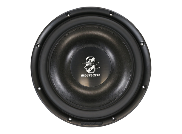 Ground Zero GZRW 300-D2 FLAT subwoofer 12", 450W RMS, 2x2 Ohm, KLIPPEL 