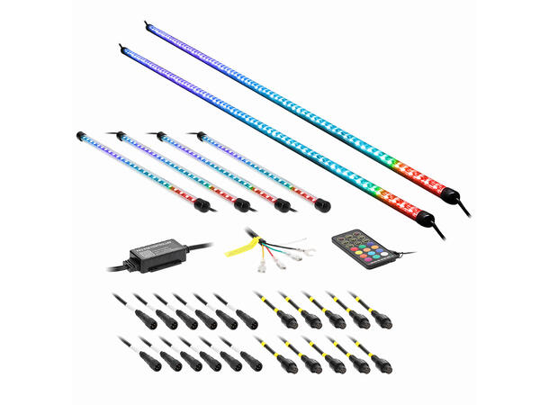 Heise HE-CHASE-UNDGKT Underglow LED-kit Underglow LED-kit, RGB