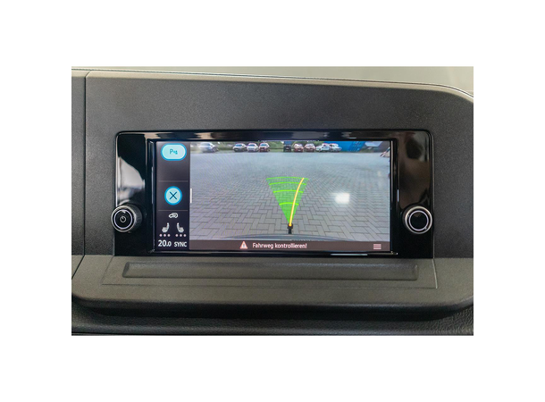 Kufatec OEM Ryggekamerapakke VW Caddy (2021 ->) m/topphenglset dør 