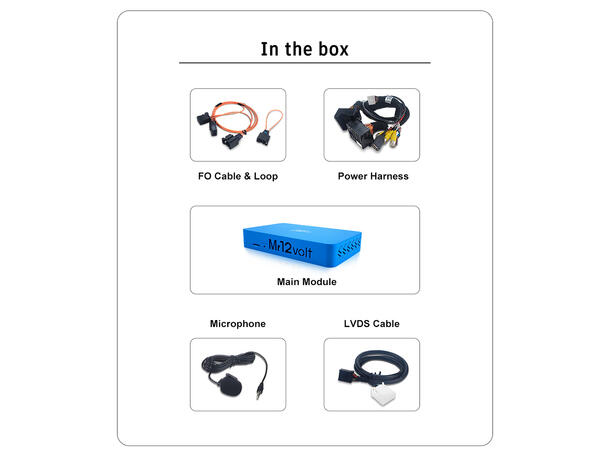 Mr12volt Trådløs CarPlay/Android Auto BMW med CCC, DSP 