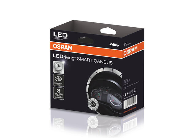 Osram LEDriving Smart Canbus LEDSC03-1 Canbusadapter, 12W, 2stk 