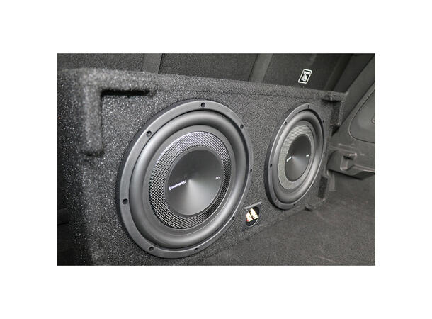 Phoenix Gold ZX210PBS basskasse 2x10" i kasse, 350W RMS, 2 Ohm 