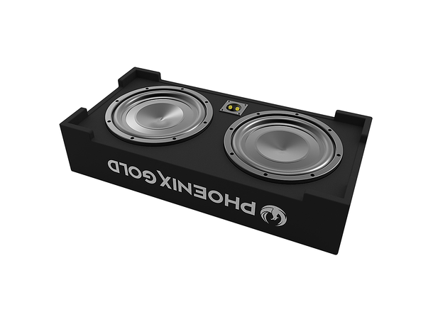 Phoenix Gold ZX210PBS basskasse 2x10" i kasse, 350W RMS, 2 Ohm