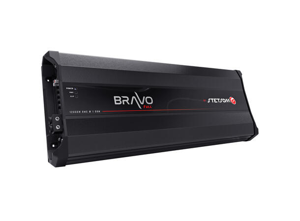 Stetsom BRAVO FULL 12000 monoforsterker 12000W RMS, 1 Ohm, SPL, Kl.D 