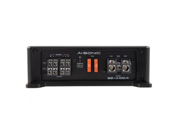 Ai-Sonic S2-A100.4 4-kanals forsterker 4x165W RMS i 2ohm. Klasse-AB 