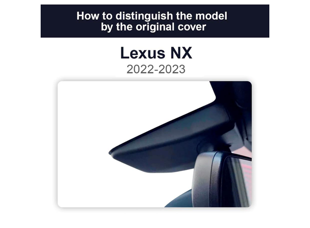 FITCAMX Integrert Plug & Play 4K Dashcam Lexus NX450h (2022 ->)