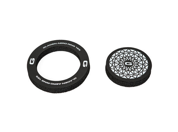 Gladen skumringer for høyttalermontering For 16,5 cm / 6,5", 2 stk 