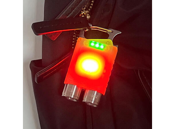 SPERAS V2 Lommelykt/varsellys 550 Lumen, 85 meter kastelengde 