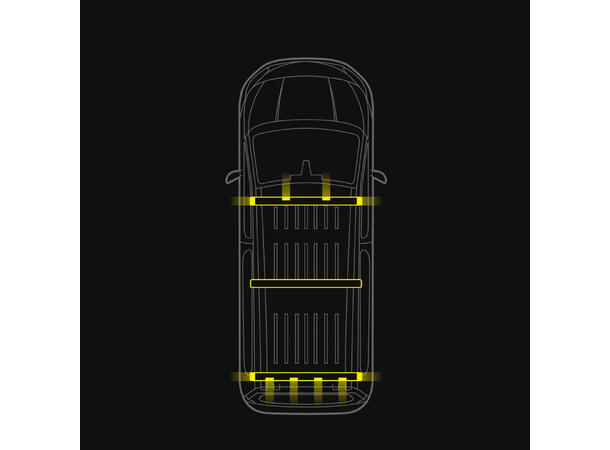 Strands C-Rack takstativ VW Caddy 2021-> / Transit Connect 2023-> 