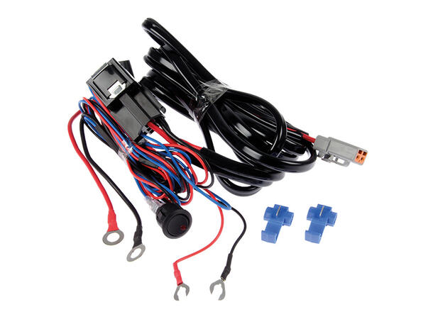 Autoline relésett 12V 2-pin DTP, 40A relé, 30A sikring 