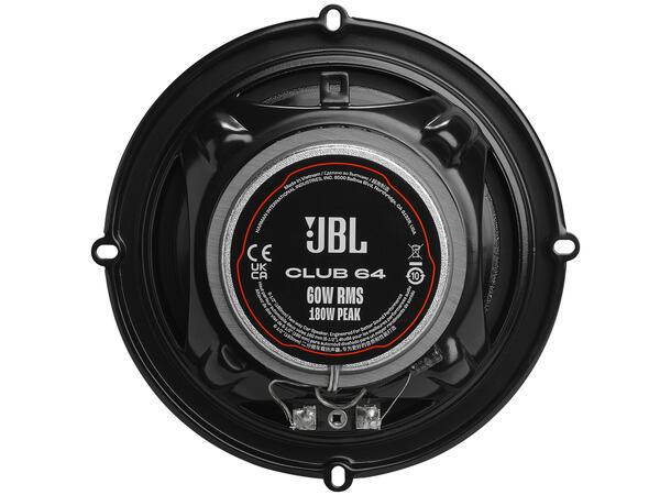 JBL CLUB64 høyttalerpar 6,5", 60W RMS, 180W Maks 