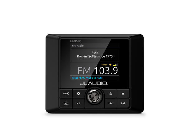 JL Audio MMR-40, NMEA2000 fjernkontroll Kablet fjernkontroll for MediaMaster
