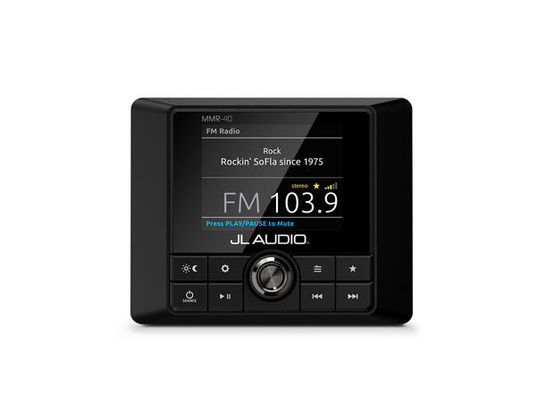 JL Audio MMR-40, NMEA2000 fjernkontroll Kablet fjernkontroll for MediaMaster 
