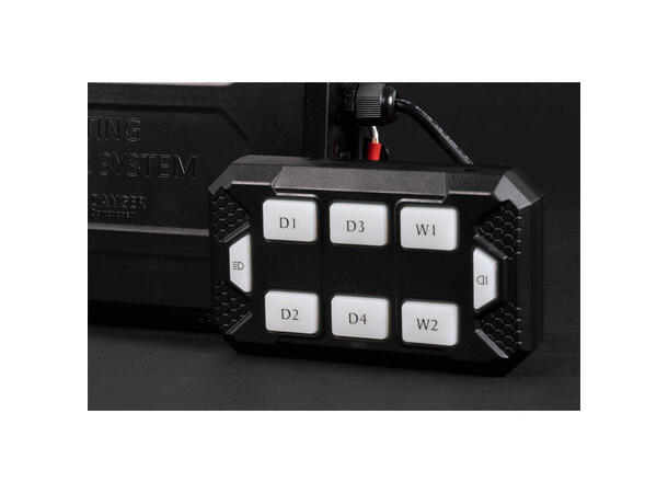 Lumen Trådløst bryterpanel med bluetooth 6 x utganger, Trådløst eller kablet 