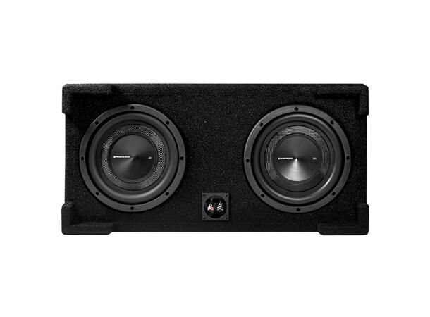 Phoenix Gold ZX28PBS basskasse 2x8" i kasse, 150W RMS, 4 Ohm 