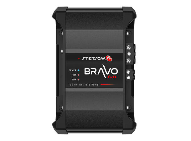 Stetsom BRAVO FULL 1200 monoforsterker 1200W RMS, 2 Ohm, SPL, Kl.D 