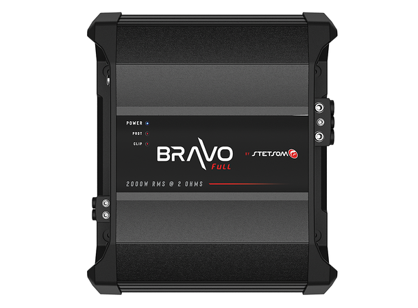 Stetsom BRAVO FULL 2000 monoforsterker 2000W RMS, 2 Ohm, SPL, Kl.D 