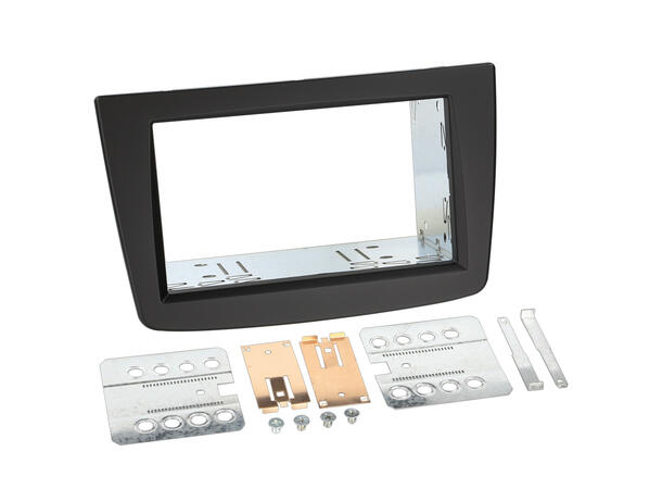 ACV 2-DIN monteringsramme - Sort Alfa Romeo Mito (2008-2018) 