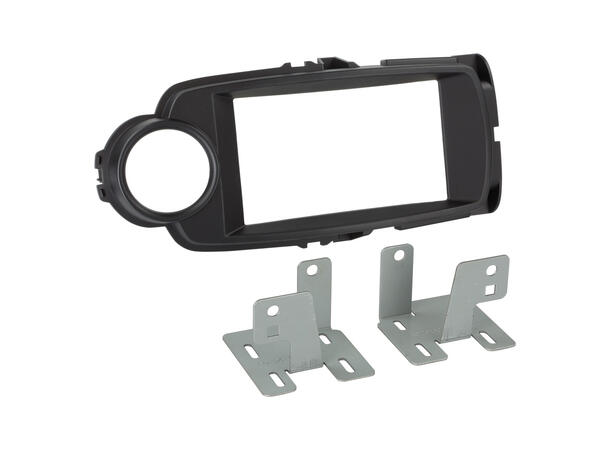 ACV 2-DIN monteringsramme - Sort Toyota Yaris (2015-2019) 