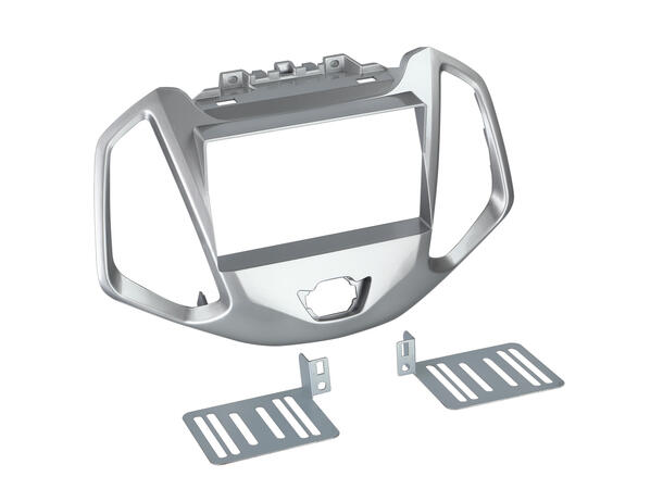 ACV 2-DIN monteringsramme - Sølv Ecosport (2014 - 2017) 