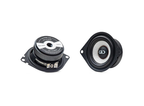 DD Audio D-FR2.75 høyttalerpar 2,75", 40W RMS, 125W Maks, D-serien 