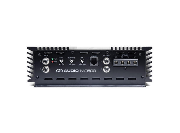 DD Audio M2500 monoforsterker 2500W RMS. Klasse D. 1 Ohm 