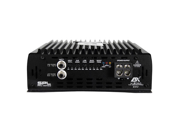 ESX VX3000 PRO 24V monoforsterker 3000W RMS, 1 Ohm, SPL, Klasse D, 24V 