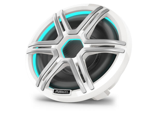 Fusion Apollo™ subwoofer 10", Apollo-serien, CRGBW, Hvit grill 