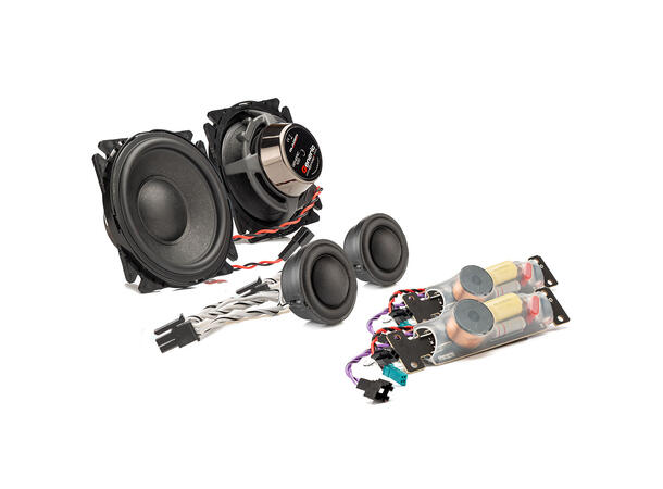 Gladen Generic 100.2 - 4" komponentsett 4", 80W RMS, 3 Ohm, Generic-serien 