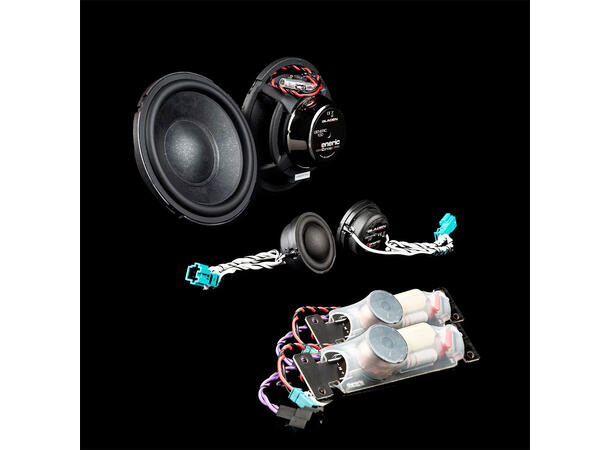 Gladen Generic 100.2 - 4" komponentsett 4", 80W RMS, 3 Ohm, Generic-serien 
