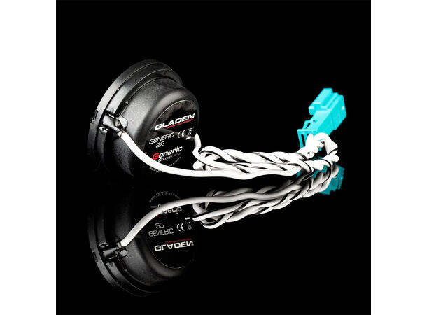 Gladen Generic 100.2 - 4" komponentsett 4", 80W RMS, 3 Ohm, Generic-serien 