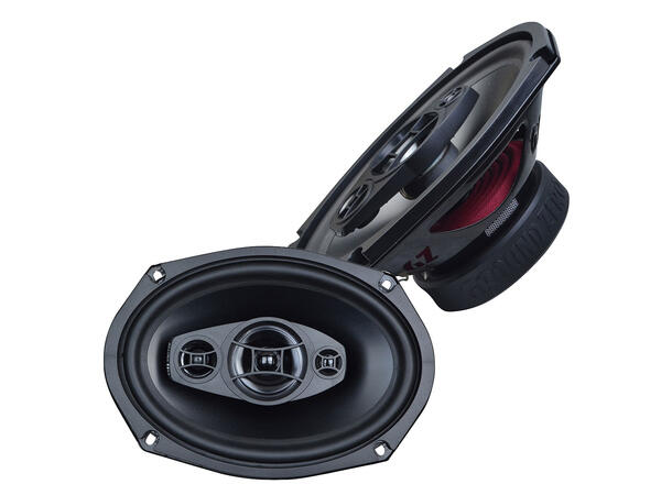 Ground Zero GZRF 69SQX høyttalerpar 6x9", 130W RMS, Radioactive-serie 