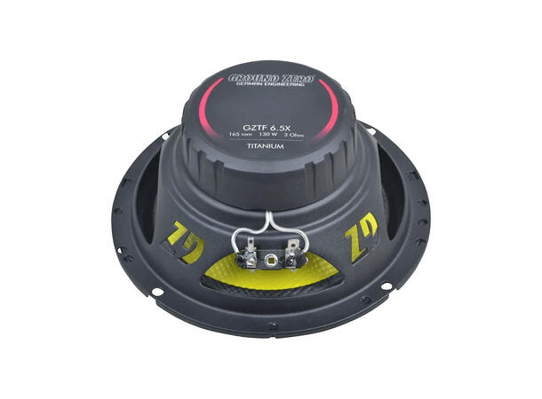 Ground Zero GZTF 6.5X høyttalerpar 6,5", 90W RMS, Titanium-serie 