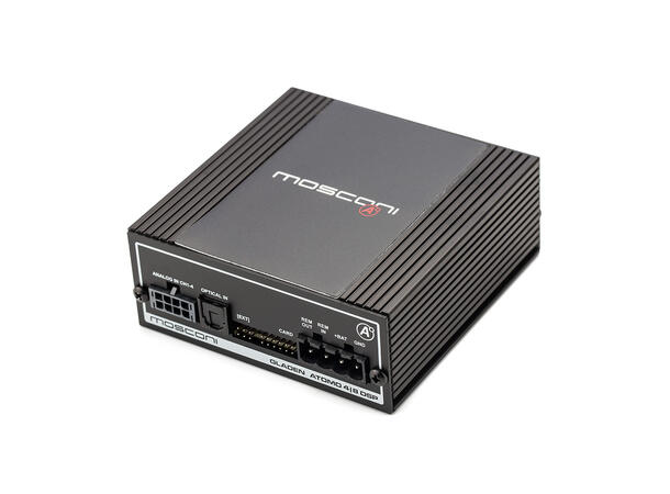 MOSCONI ATOMO 4|8 DSP 4-innganger, 8-kanals DSP, 5-32 Volt 