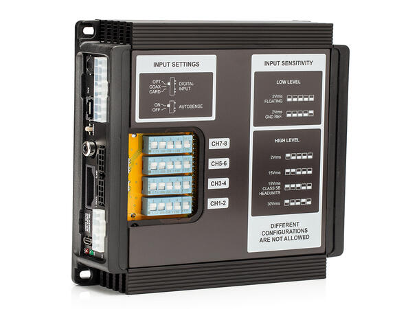 MOSCONI PICO V2 6|8 DSP 6-kanals forsterker, 8-kanals DSP, 440W 