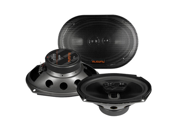 Musway ME693 høyttalerpar 6x9", 125W RMS, 3 Ohm 