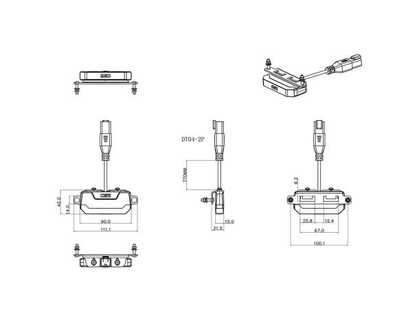 OZZ WL1 65 varsellys Oransje, 18W, ECE R65 