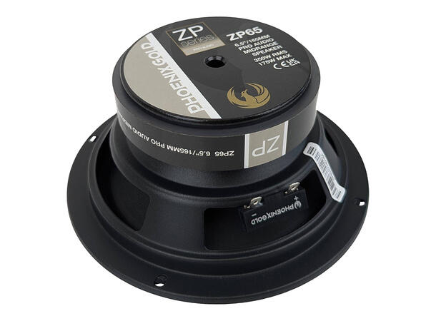 Phoenix Gold ZP65 6,5" SPL mellomtone 6,5", 175W RMS, 350W Maks, pris per par 