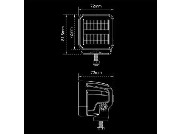 Strands Siberia XP Qube arbeidslys Arbeidslys, 3150 Lumen, 38W 