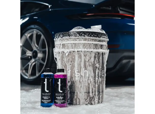 Tershine Purify S Keramisk bilsjampo Bringebær, 0,5L 